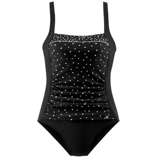 LASCANA Badeanzug Damen schwarz-weiß Gr.38 Cup E