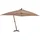 Ampelschirm 400 x 300 cm Taupe