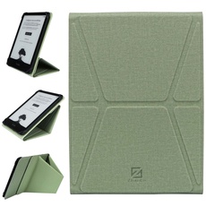 ZhaoCo Universal Hülle für 6-6.8 Zoll eReader Paperwhite/Kobo/Pocketbook/Sony eBook Reader, Vertikale und Horizontale Anzeige, Vertikale und Horizontale Anzeige (Grün)