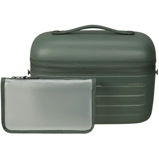Beautycase SAMSONITE "STACKD", Damen, Gr. B/H/T: 35cm x 25cm x 23cm, grün (sage), Polycarbonat, Taschen Beautycase, Kosmetiktasche Reisekosmetiktasche Beauty-Bag geräumig und praktisch