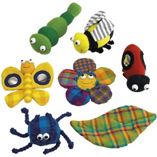 TimeTEX - Spieltasche "Insektenwelt" | Spielerisch den Lebensraum der Insekten entdecken und Ängste verringern | Inhalt: Spieltasche 8-tlg. zum Thema Tierschutz und Insektenschutz