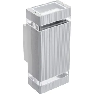 Gtv Außenwandleuchte Aluminium 5,0 cm Grau