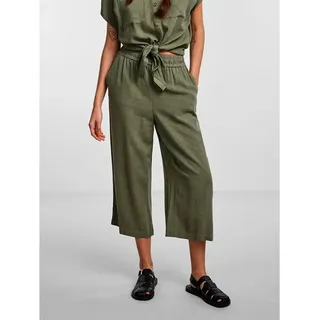 Pieces Vinsty Culotte Fit Hochbundhosen - Deep Lichen Green - XL