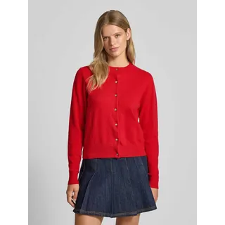 Levi's Strickjacke mit Rundhalsausschnitt Modell 'TARA', Rot, XS