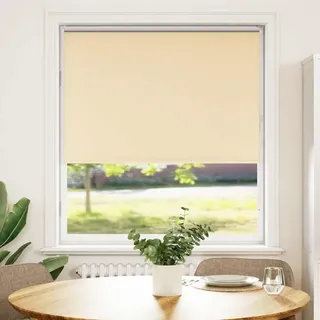 vidaXL Verdunkelungsrollo Beige 115x150 cm Stoffbreite 110,7 cm - Beige