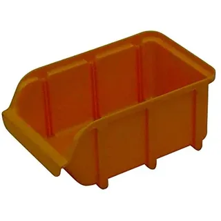Gerlon Nägel- und Schraubenbehälter 10 Liter 222 x 333 x 165 mm, Kunststoff, Orange