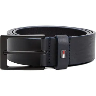 Tommy Hilfiger Layton 3.5 cm Ledergürtel, blau, space Blue), 80, cm