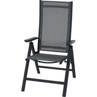 Siena Garden Klappsessel Tauro 60 x 66 x 110 cm anthrazit