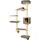Dolomit Tofana XL Kratzbaum 70 x 45 x 185 cm grau