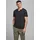 JACK JONES SPLIT NECK TEE schwarz