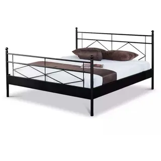 Metallbett Maria – 140 x 220 cm / schwarz