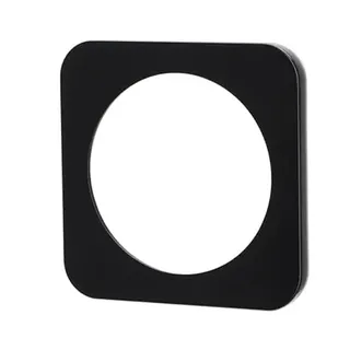 Elegante schwarze Glaswandplatte, ausgestattet mit einem Schlüssel. Ideal für moderne Räume, vereint Unterscheidung und Funktionalität, perfekt für jedes Ambiente.