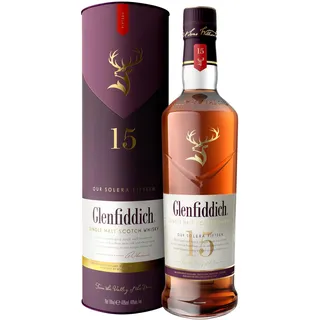 Glenfiddich 15 Years Old Single Malt Scotch 40% vol 0,7 l Geschenkbox