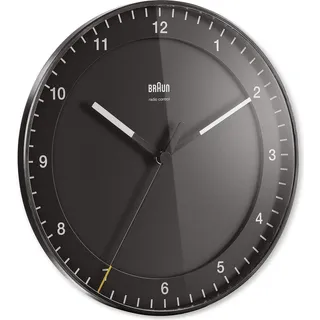Braun Funkwanduhr 30,0 cm BC17DCF schwarz