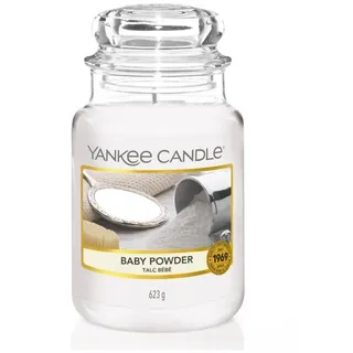 Yankee Candle Baby Powder Duftkerze 623 g 18 cm weiß