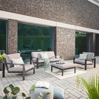 Home Deluxe Gartenlounge Aluminium RIO