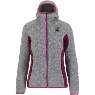 KARPOS 2532042-012 80'S Polartec Hoodie Sweatshirt Damen Light Grey/MELOGRANO Größe L
