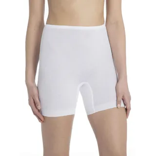 CALIDA Damen Cotton 2:2 Hose Panties, Weiß, 46 EU