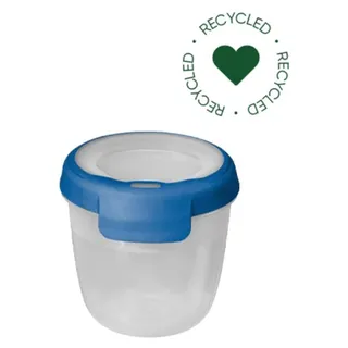 Curver Grand Chef Frischhaltebehälter rund 0,4l transparent dunkelblau - Blau