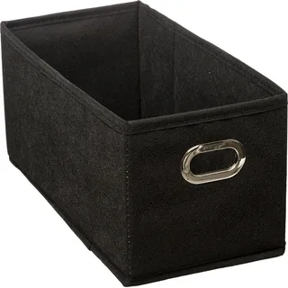 Faltbare Aufbewahrungsbox 31x31x31 cm Five® - Schwarz - Zusammenklappbar - Schwarz