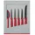 Swiss Classic Gemüsemesser-Set, 6-tlg. rot (V-671116G)