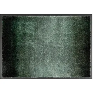 Schöner Wohnen FUßMATTE , Waldgrün , Textil , Farbverlauf , rechteckig , 67x100 cm , Bsci , schmutzabweisend, für Fußbodenheizung geeignet, rutschhemmend, pflegeleicht , Teppiche und Böden, Schmutzfangmatten, Fußmatten