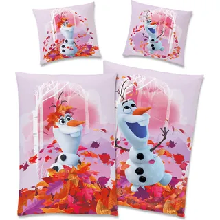 Frozen Die Eiskönigin Olaf Summer Bettwäsche Linon / Renforcé