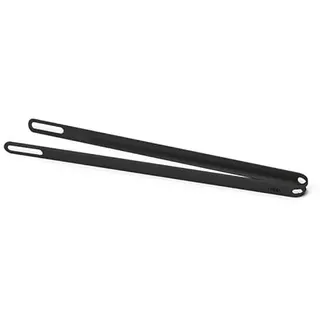 höfats - Grillzange schwarz - mit Grillrostheber-Funktion und Ausbruch zum Aufhängen - sehr stabile Fleischzange, Kochzange für Grill und Küche - Spülmaschinengeeignet - 40 cm lang