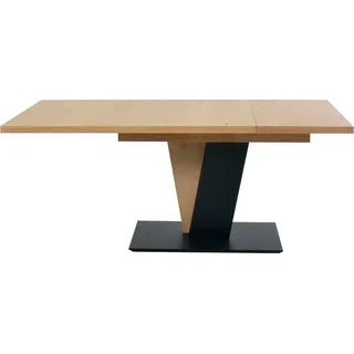 K+W Komfort & Wohnen Giacomo III 130 x 90 x 75 cm Asteiche bianco/schwarz