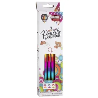 Grafix Pencils with Sharpener Rainbow