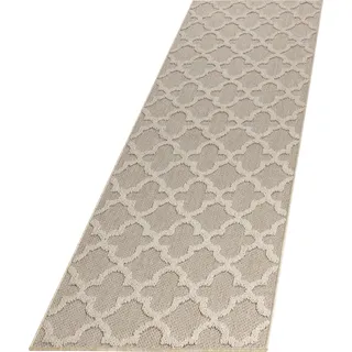 SchönesWohnen24 Patara 4951 Outdoor-Teppich 80 x 250 cm Beige