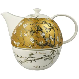 Teekanne mit Stövchen Van Gogh- Mandelbaum Artis Orbis