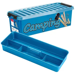SUNWARE Aufbewahrungsbox Q-line 48,5 x 19 x 14,7 cm 1-tlg. grau/schwarz/silber