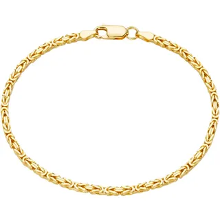 Königsarmband FIRETTI "Schmuck Geschenk Silber 925 Armschmuck Armband Königskette" Gr. 21, gold (gelbgoldfarben), Armbänder, Herren, 21, Silber 925 (Sterlingsilber), Königsarmband