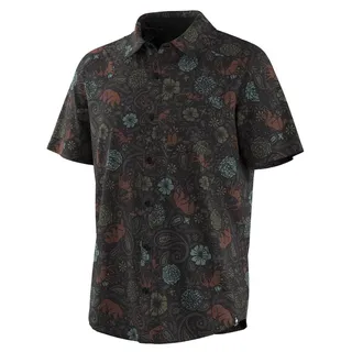 Smartwool Herren Everyday Kurzarmhemd black paisley M