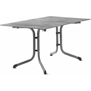 Sieger Boulevard Klapptisch 140 x 90 x 13 cm Eisengrau/Beton hell