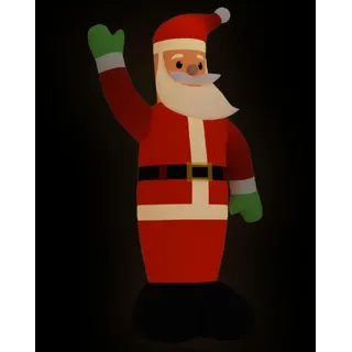 vidaXL Weihnachtsmann Aufblasbar mit LEDs 370 cm