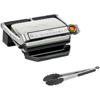 Tefal Kontaktgrill , Schwarz, Chromfarben , 36.6x17.5x36.6 cm , herausnehmbare Fettauffangschale, Aufheizkontrollleuchte, Temperaturregler, Bereitschaftsanzeige, Grillplatten abnehmbar, Grillplatten antihaftbeschichtet , Küchengeräte, Toaster