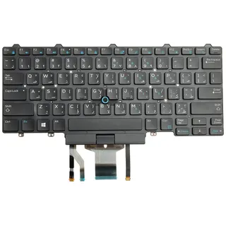 Origin Storage KB-4JMN9 Tastatur Notebook-Ersatzteil - Notebook-Ersatzteile (Tastatur, Norwegisch, Tastatur mit Hintergrundbeleuchtung, DELL)