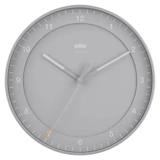 Braun BC17G-DCF Klassik Funkwanduhr 30 cm grau - Grau