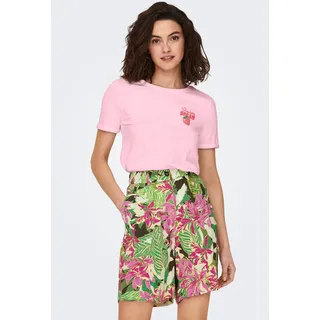 Only ONLKITA S/S DRINKS TOP BOX JRS Pink