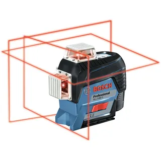 Bosch GLL 3-80 C Kreuzlinienlaser 30,0 m selbstnivellierend IP54