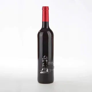 Edition Wattenmeer, Motiv: Leuchtturm Roter Sand, Garnacha aus Spanien in Gravur-Flasche, INKLUSIVE geschmackvoller Geschenkverpackung