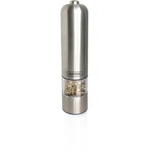 Vin Bouquet FIH 012 - Elektrische Salz-/Pfeffermühle aus Stahl mit Beleuchtung, 26 cm, edelstahlfarben
