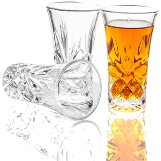 JAIEF Tequila-Gläser mit schwerem Boden 60ml (3 Stück)