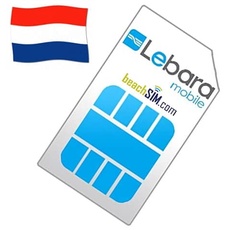 Niederlande anonyme Prepaid SIM-Karte Holland Lebara von beachsim