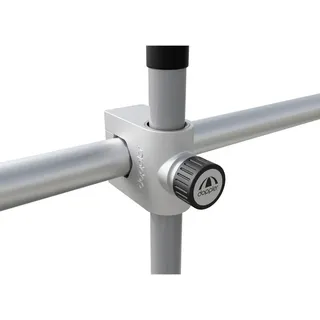 Doppler Balkonhalter Vario fix Maxi Aluminium Schwarz