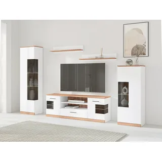 OTTO home Home affaire Wohnwand »Ribe Wohnwand Set-5 St.« Set, 5 Stk. tlg.