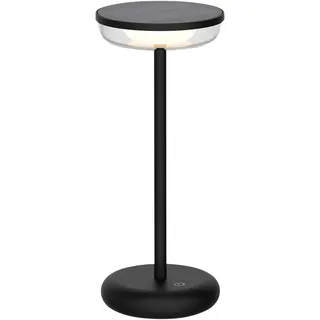 enovalite Außenleuchte Aluminium/Edelstahl 27,0 cm Akku/Solar dimmbar schwarz