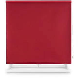 Blindecor Premium Verdunkelungsrollo nach Maß | Farbe Granat | 165 x 220 cm (Breite x Höhe) Stoffgröße 162 x 215 cm | Verdunkelungsrollo mit 38 mm Rohr, robuster und eleganter